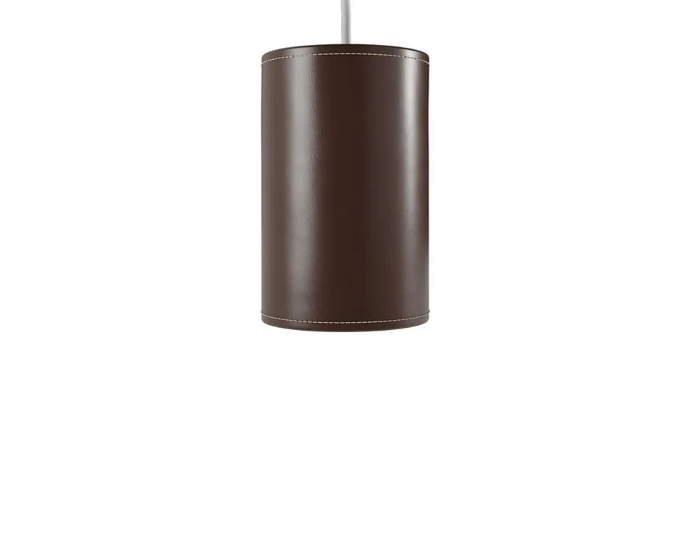 Cylinder Pendel Läder | 20 cm | Chocolate