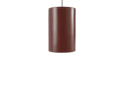 Cylinder Pendel Läder | 14 cm | Oak