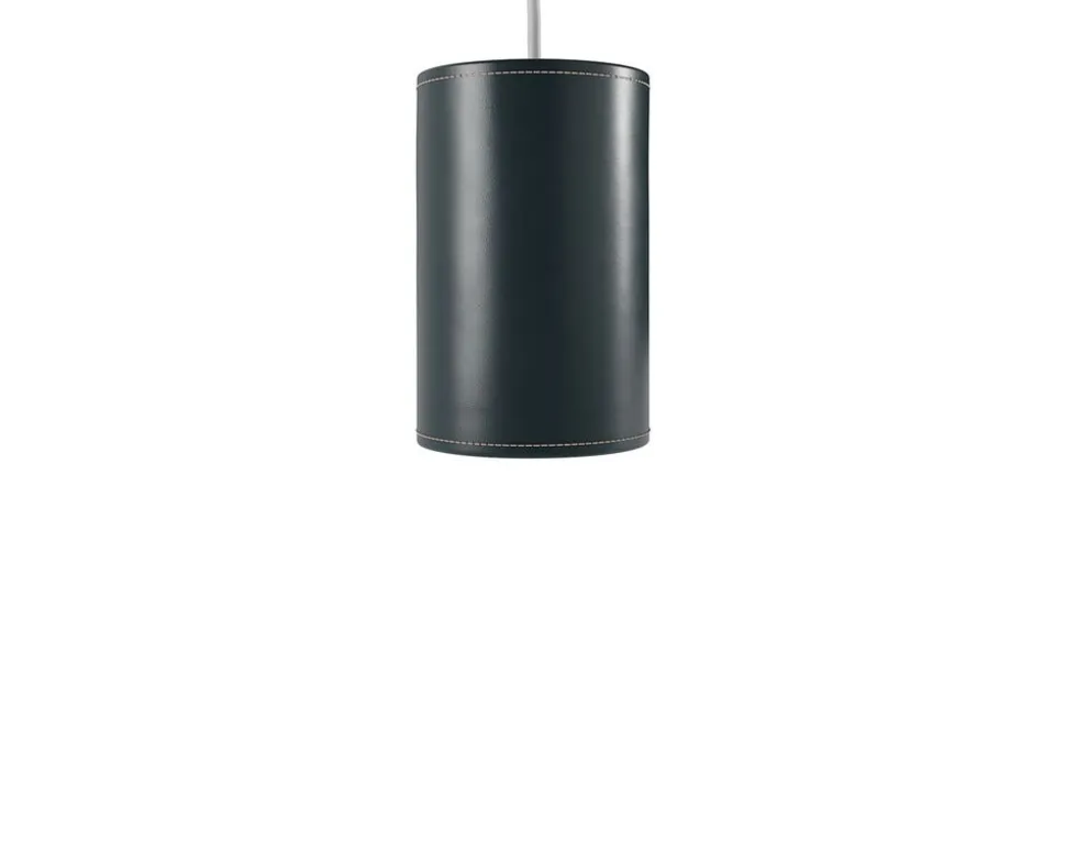 Cylinder Pendel Läder | 14 cm | Ocean Blue