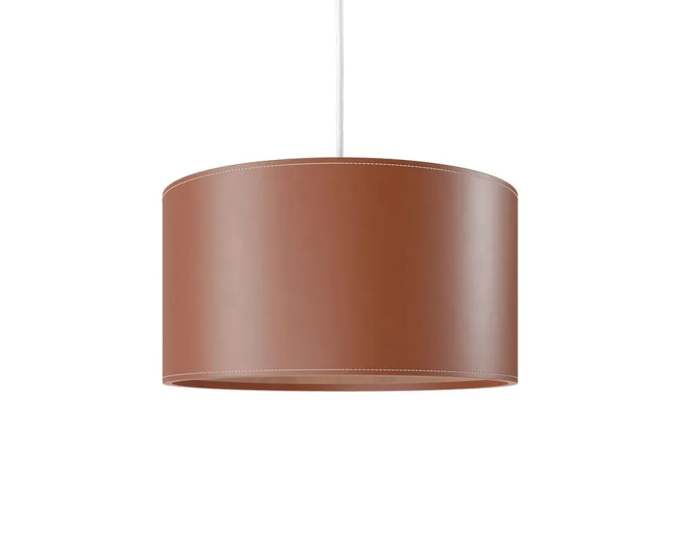 Cylinder Pendel Läder | 42 cm | Polo