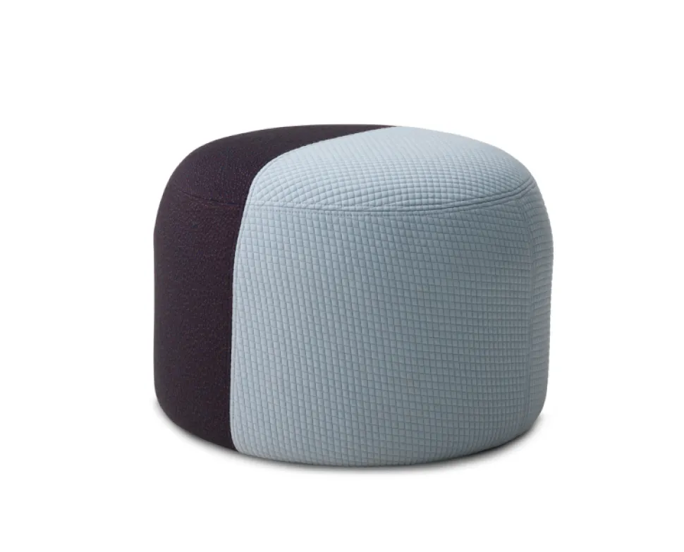 Dainty Puff | Light blue / Eggplant