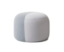 Dainty Puff  | Minty grey / Cloudy white