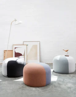 Dainty Puff  | Pearl grey / Black