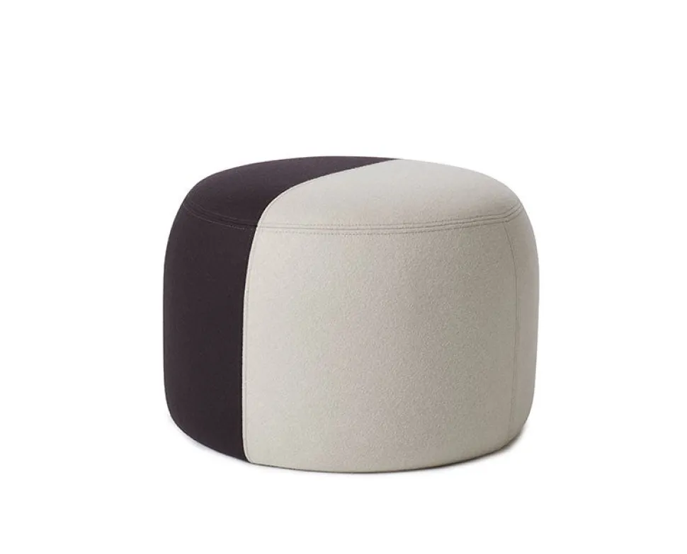 Dainty Puff | Pearl grey / Black