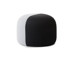 Dainty Puff  | Soft grey / Coral black