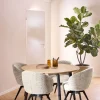 Darlene Karmstol | Juto Beige, Svart