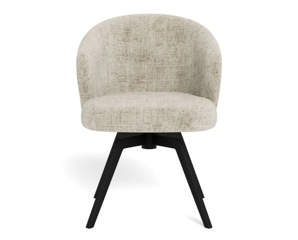 Darlene Karmstol | Juto Beige, Svart