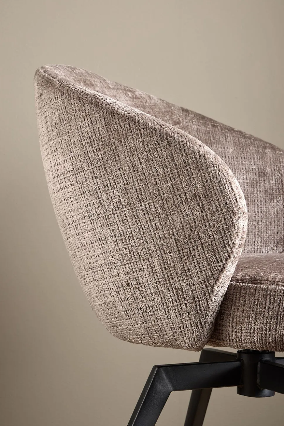Darlene Karmstol | Juto Dusty Brown, Svart