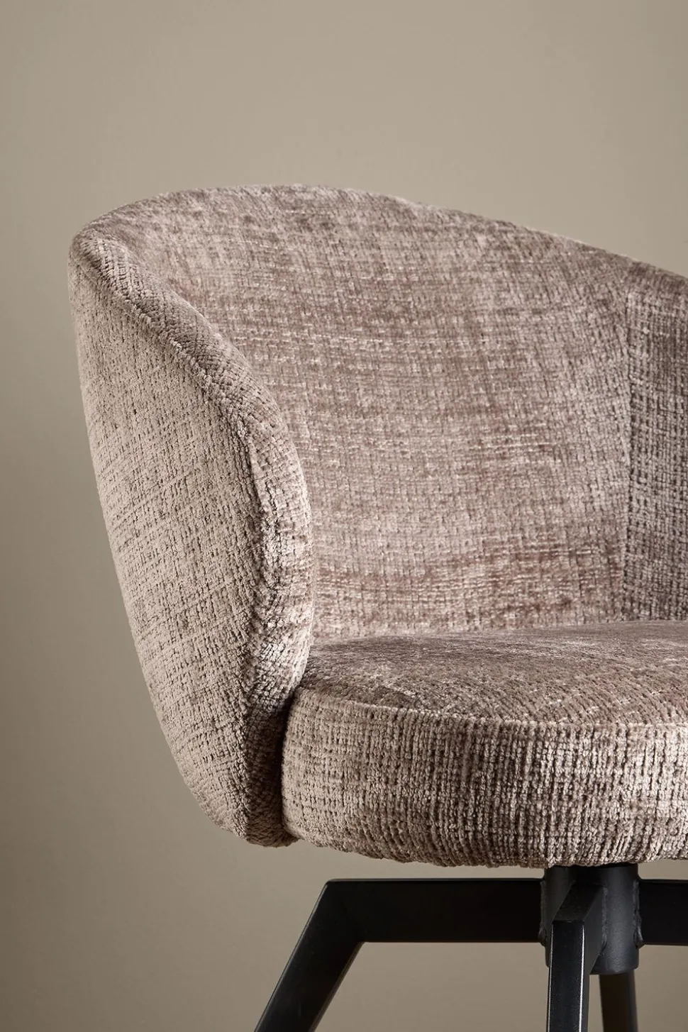 Darlene Karmstol | Juto Dusty Brown, Svart