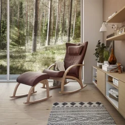 Delta Comfort Låg Fåtölj | Fårskinn