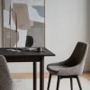 Denley Stol | Mörkbeige/Brun Ek