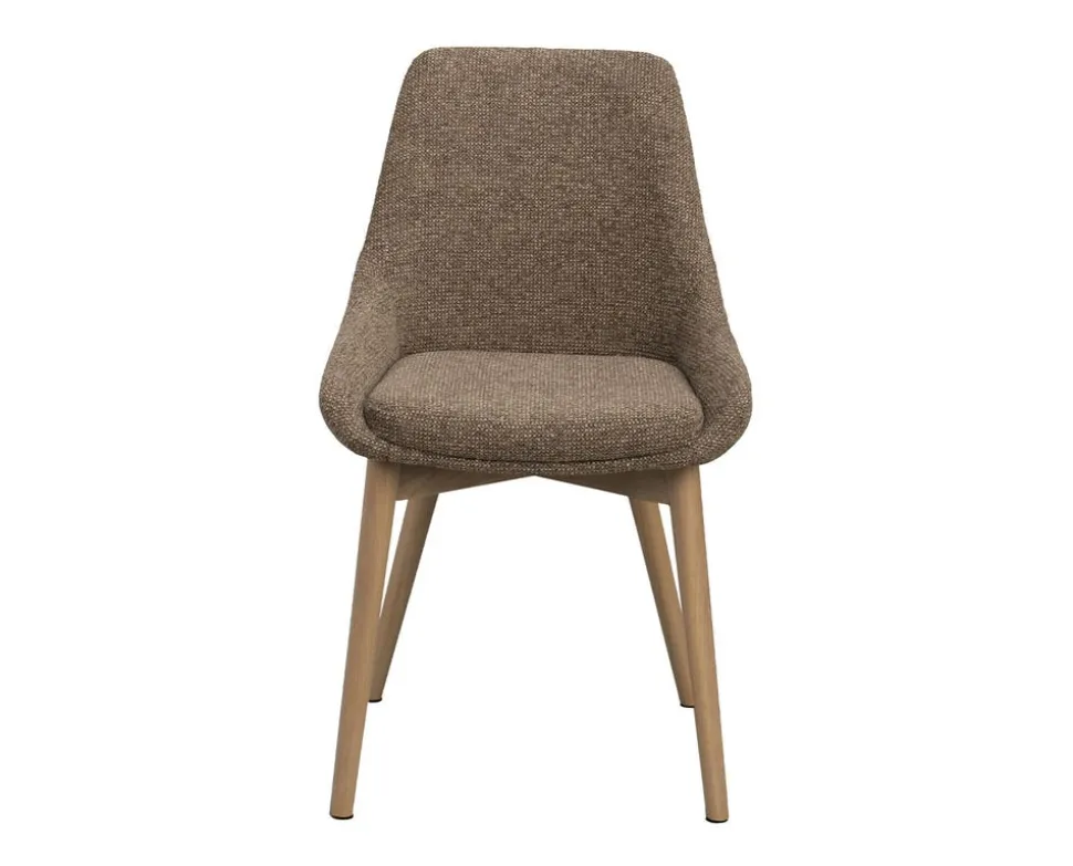 Denley Stol | Mörkbeige/Vitpigmenterad Ek