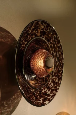 DiscoRama Vägglampa | Brun