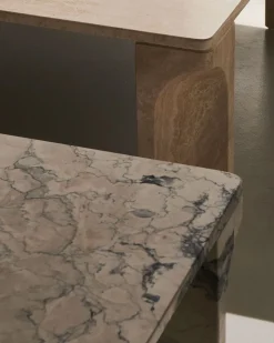 Doric Soffbord 140x80 | Electric Grey Limestone