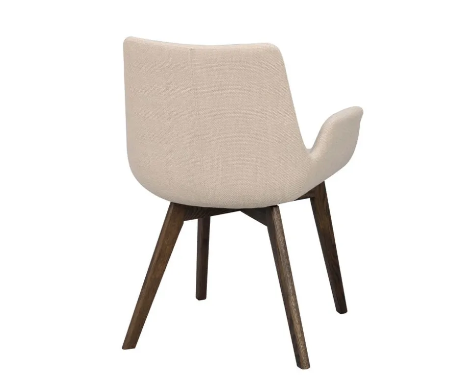 Drimsdale Karmstol | Beige, Brun Ek