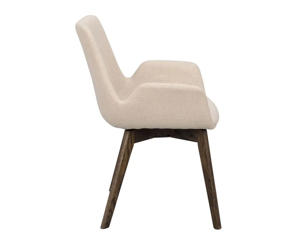 Drimsdale Karmstol | Beige, Brun Ek