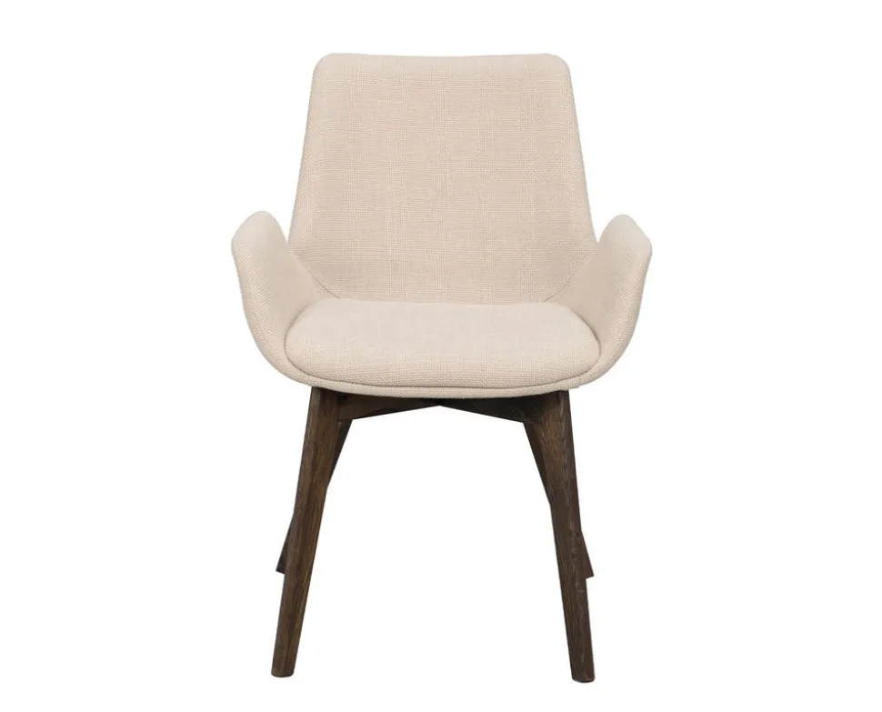 Drimsdale Karmstol | Beige, Brun Ek