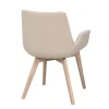 Drimsdale Karmstol | Beige, Vitpigm. Ek