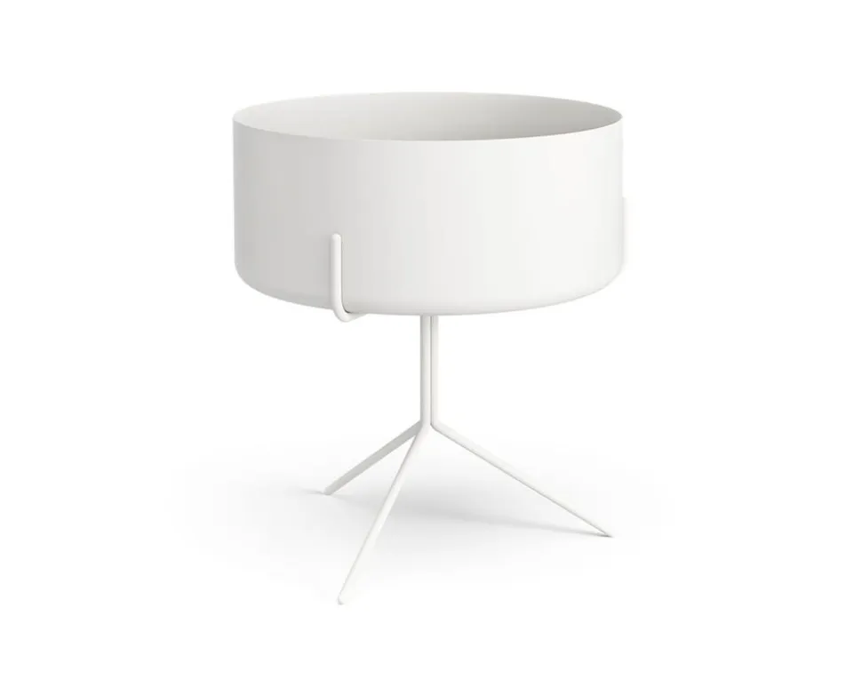 Drum Bord med Planteringskruka | 36 CM