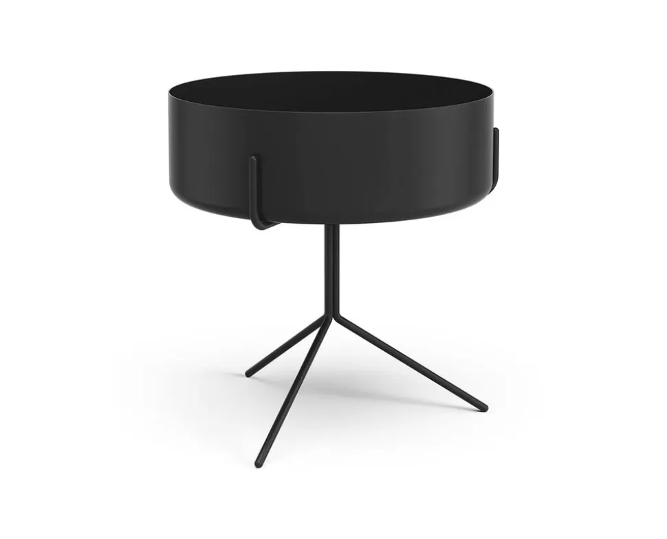 Drum Bord med Planteringskruka | 36 CM