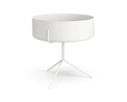 Drum Bord med Planteringskruka | 36 CM