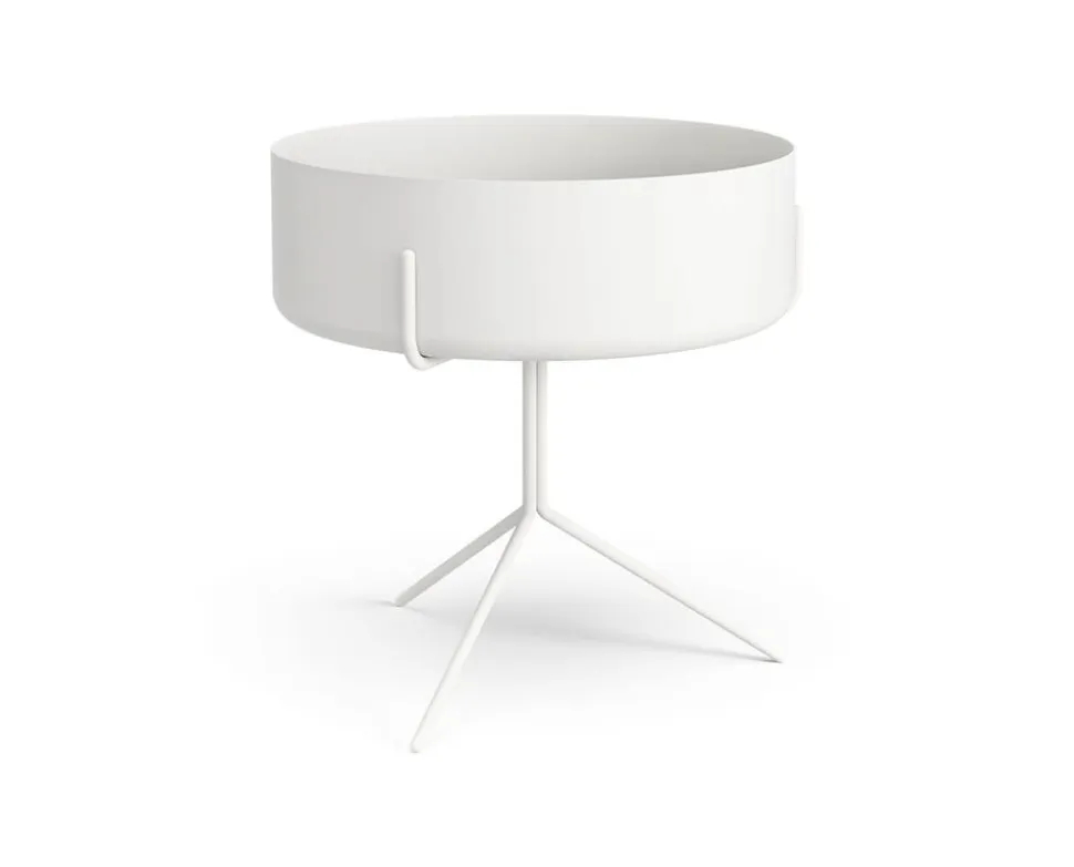 Drum Bord med Planteringskruka | 36 CM