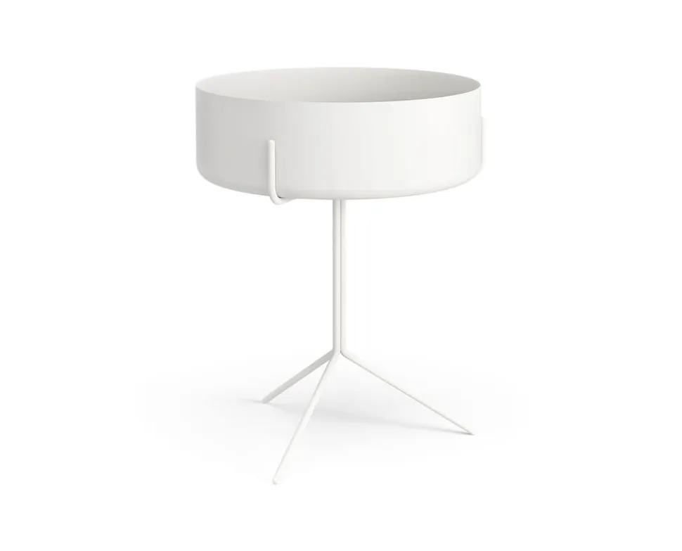Drum Bord med Planteringskruka | 46 CM
