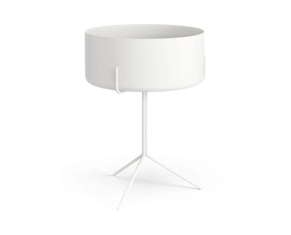 Drum Bord med Planteringskruka | 46 CM