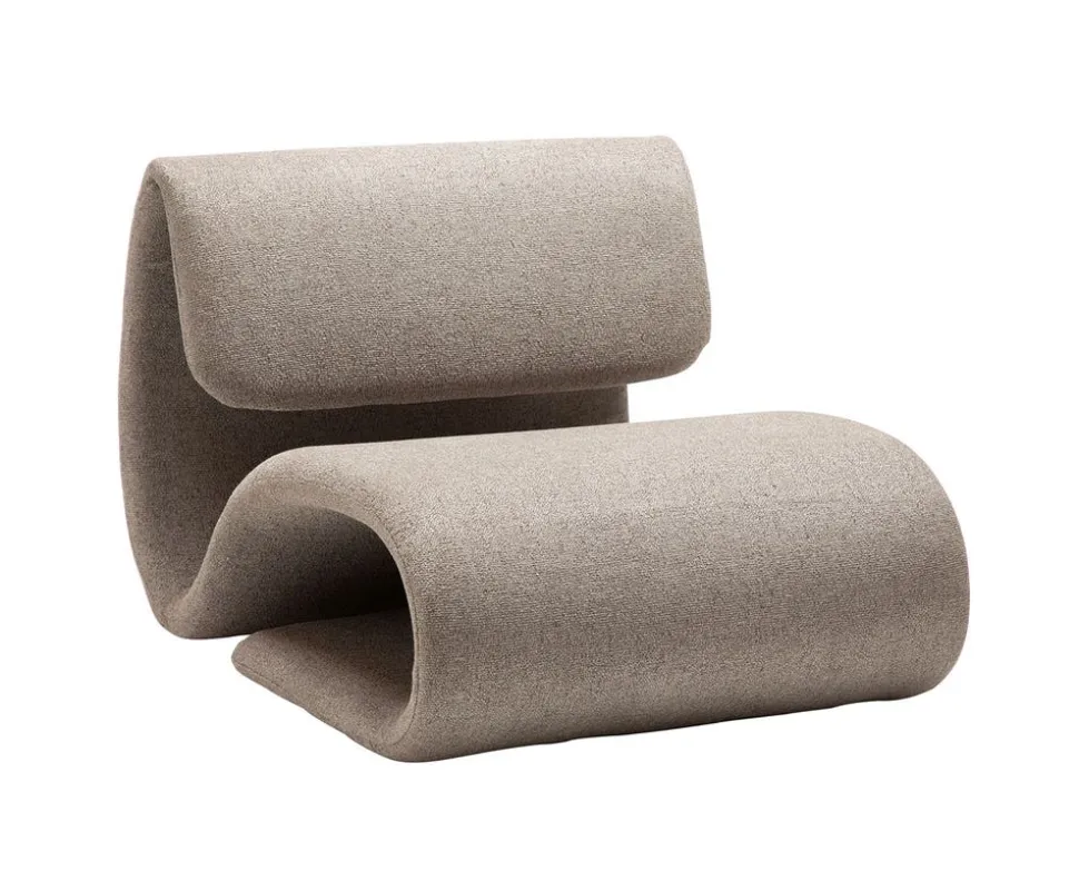 Dubna Loungefåtölj | Earth Bouclé