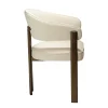 Duct Karmstol | Simply Beige Bouclé/Antique Brass