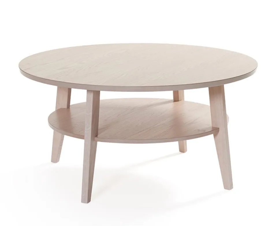 Eagle Soffbord 100 | Vitpigmenterad Ek