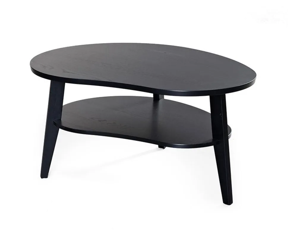 Eagle Soffbord 100x80 | Svartbetsad Ek