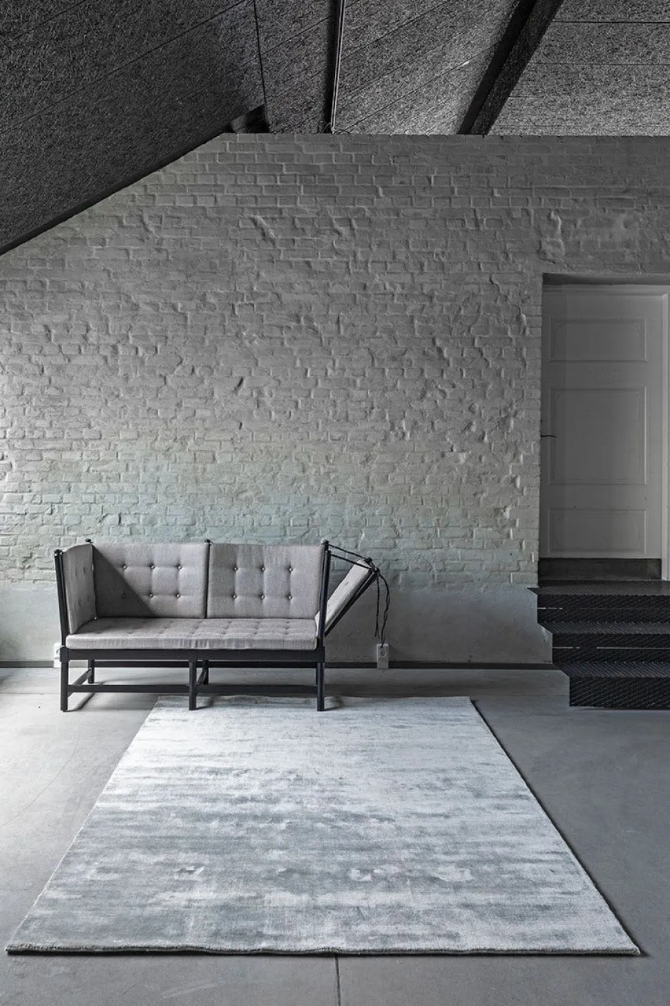 Earth Bamboo Matta Concrete Grey 200x300