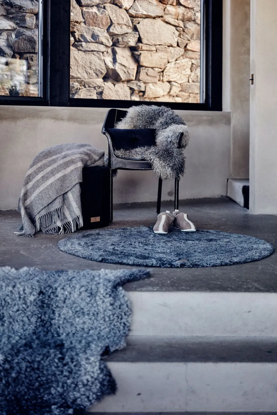 Ebba Matta 120x60 | Grågrafit