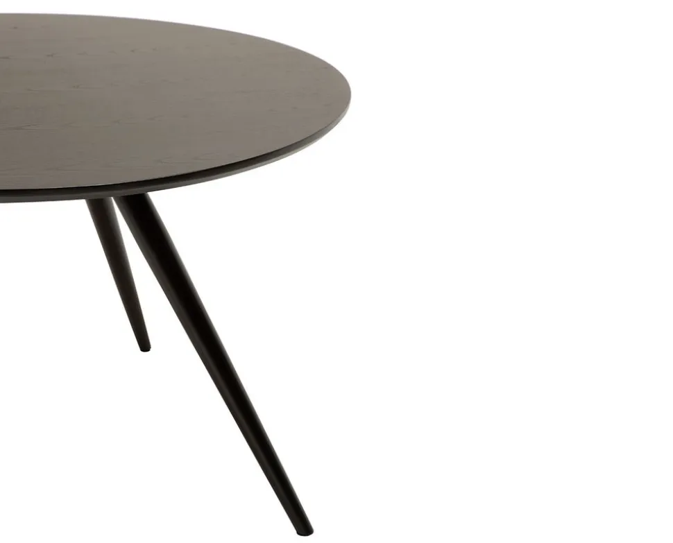 Eclipse Bord Ø120 | Svartbetsad Ask