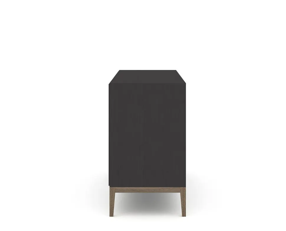 Edge 2.0 Bokhylla | Black/ Burned Walnut | 3 Hyllor
