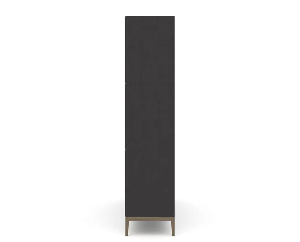 Edge 2.0 Bokhylla | Black/ Burned Walnut | 12 Hyllor