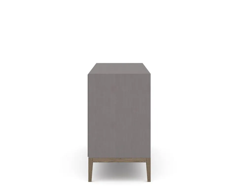 Edge 2.0 Bokhylla | Grey/ Burned Walnut | 3 Hyllor