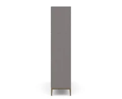 Edge 2.0 Bokhylla | Grey/ Burned Walnut | 9 Hyllor