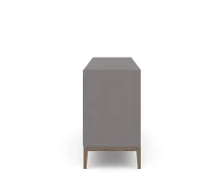 Edge 2.0 Bokhylla | Grey/ Burned Walnut | 4 Hyllor