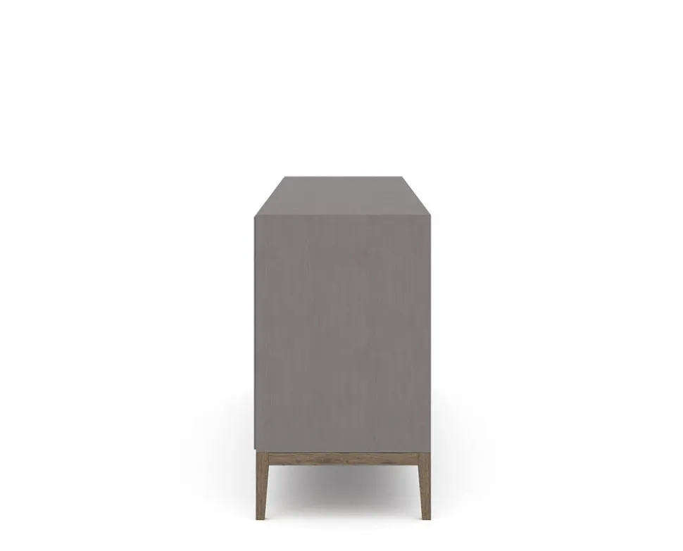 Edge 2.0 Bokhylla | Grey/ Burned Walnut | 4 Hyllor