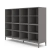 Edge 2.0 Bokhylla | Grey | 8 Hyllor