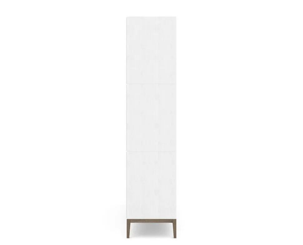 Edge 2.0 Bokhylla | White/ Burned Walnut | 12 Hyllor