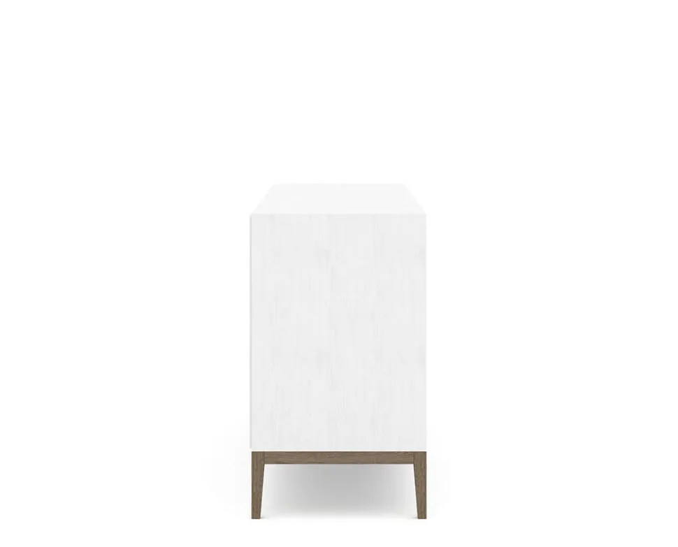 Edge 2.0 Bokhylla | White/ Burned Walnut | 3 Hyllor