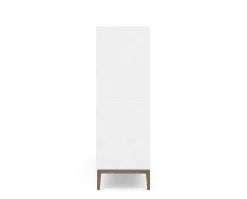 Edge 2.0 Bokhylla | White/ Burned Walnut | 8 Hyllor