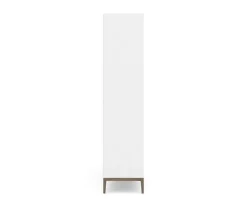 Edge 2.0 Bokhylla | White/ Burned Walnut | 12 Hyllor