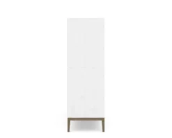 Edge 2.0 Bokhylla | White/ Burned Walnut | 6 Hyllor