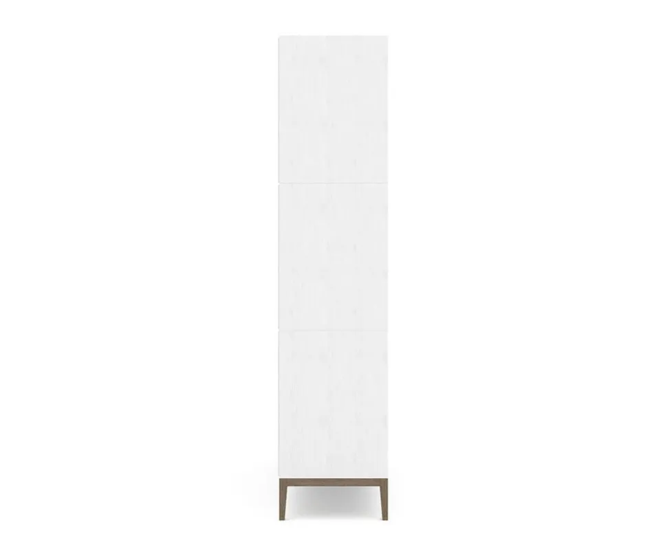 Edge 2.0 Bokhylla | White/ Burned Walnut | 9 Hyllor