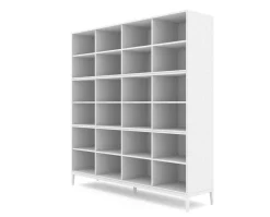 Edge 2.0 Bokhylla | White | 12 Hyllor