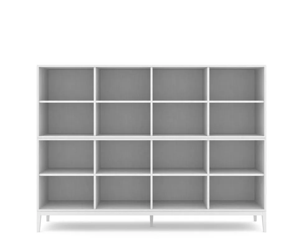 Edge 2.0 Bokhylla | White | 8 Hyllor
